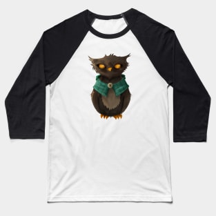 Grumpy Owl Baseball T-Shirt